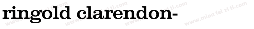 ringold clarendon字体转换